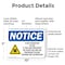 Signmission Radiation & Laser Sign, 7 in H x 10 in W, Plastic, Rectangle OS-2PACK-NS-P-710-L-19081 - alternate 4